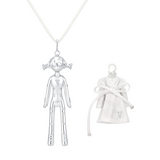 Paradise / Large Girl Leather Cord Necklace