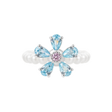 Paradise / Gem Flower Pearl Ring