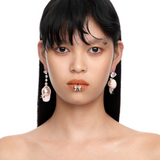 Orchard / Pearl Tassel Hat Drop Earrings