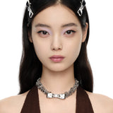 Paradise / Star Polka Dot Bowknot Necklace