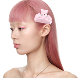 YVMIN X Ashley Williams Crying Bear Comb Hair Clip, whimsical bear-shaped hair accessory