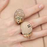 Paradise / Wooden Acorns Ring
