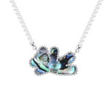 Paradise / Greeting Bear Beaded Necklace