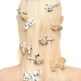 Paradise / Bowknot Puppy Thin Hair Clip