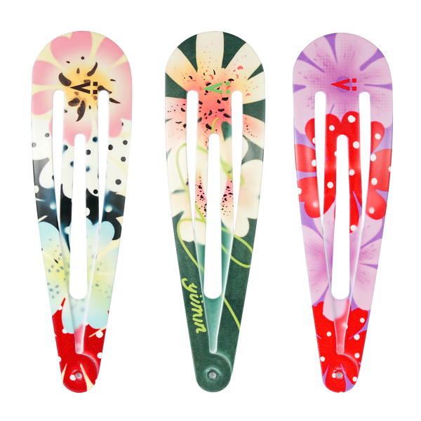 Printed Hair Clip Set – YVMIN