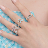 Paradise / Bow Pearl Ring