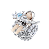 Paradise / Medium Girl Sunflower Gem Ring
