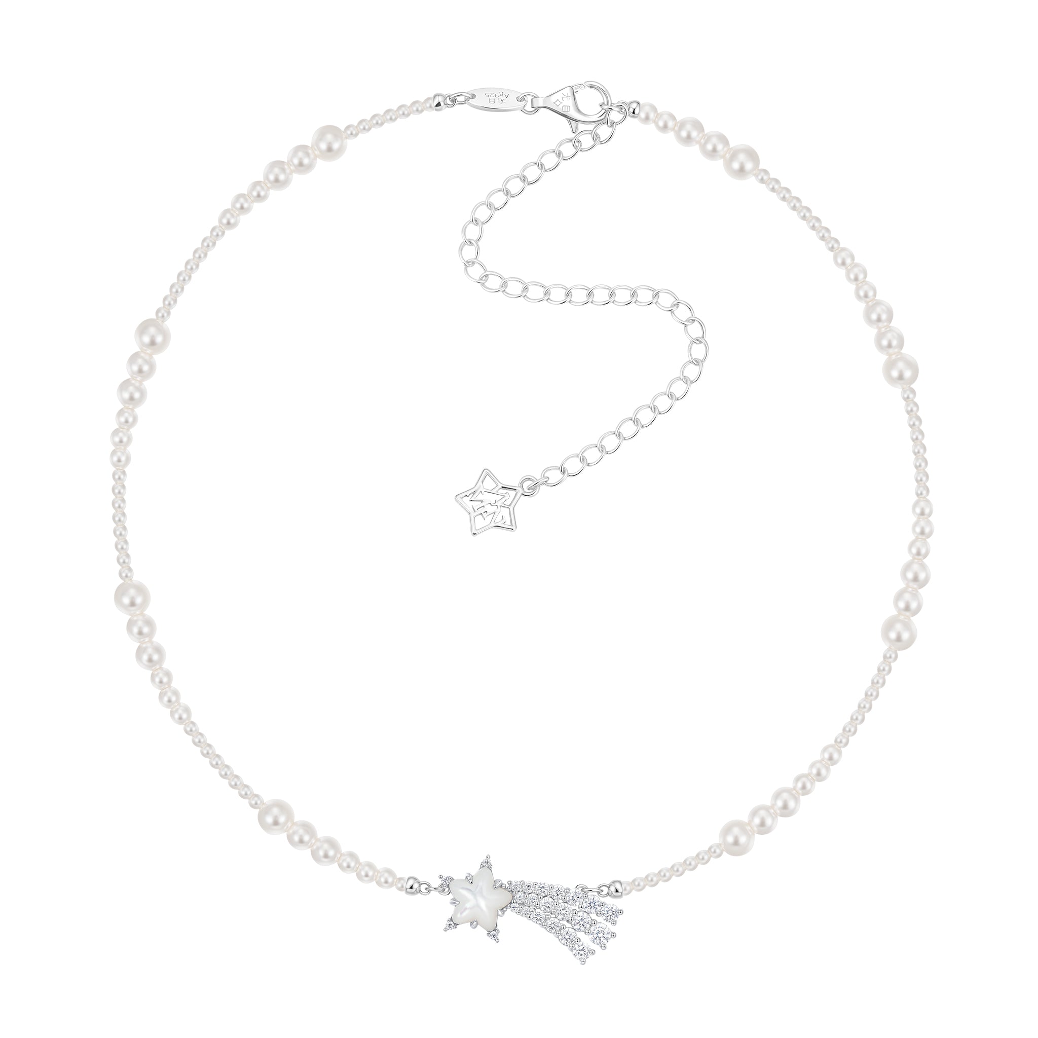Paradise / Shooting Star Pearl Necklace