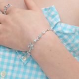 Paradise / Single-Layer Gem Flower Bracelet