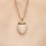 Paradise / Wooden Acorns Necklace