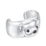 YVMIN Paradise metal bear head bracelet featuring a detailed bear head design on a sleek metal band.
