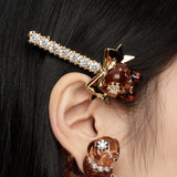 Paradise / Bowknot Puppy Thin Hair Clip