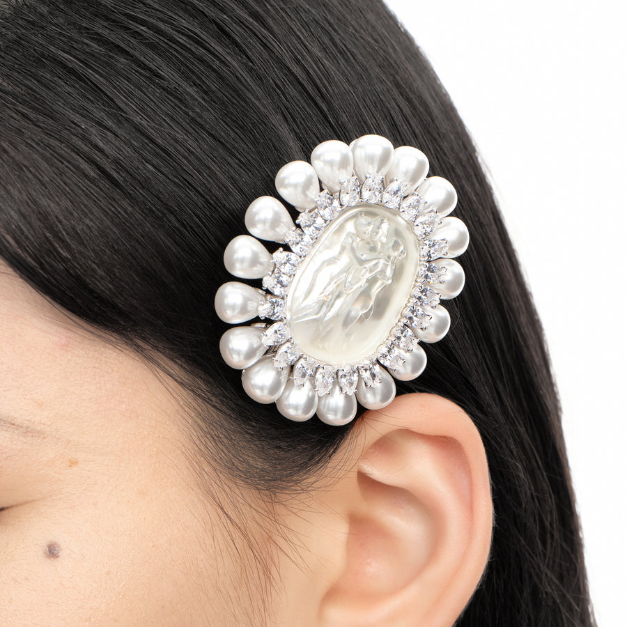 YVMIN X SHUSHUTONG / Shell Sculpture Pearl Hair Pin