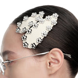 Paradise / Leather Flower Hair Clip