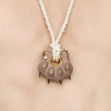 Paradise / Wooden Bear Paw Necklace