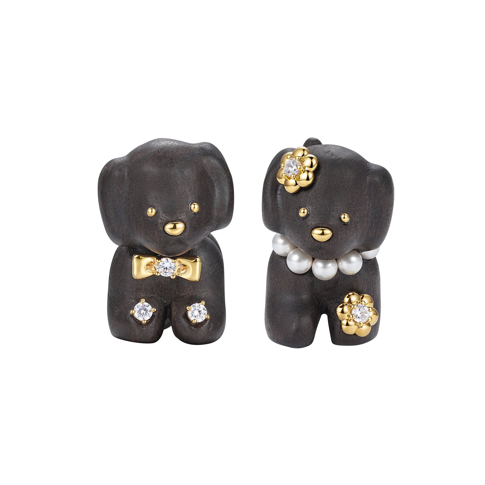 Paradise / Split Puppy Earring