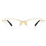 YVMIN X SHUSHUTONG / Gemstone Bow Metal Glasses