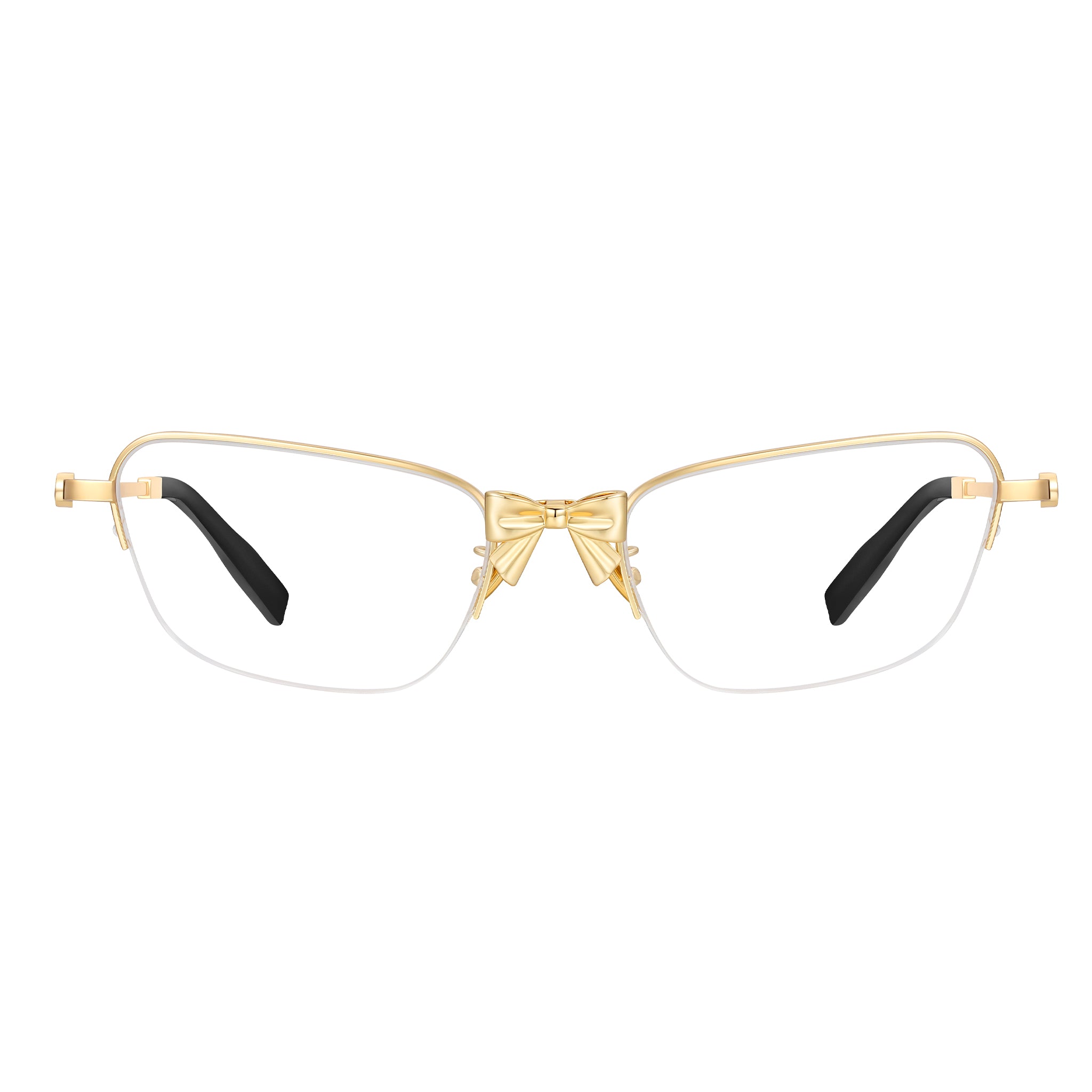 YVMIN X SHUSHUTONG / Gemstone Bow Metal Glasses