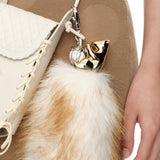 Paradise / Squirrel Plush Tail Pendant Bag Charm Chain