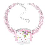 YVMIN X Ashley Williams Scroll Choker necklace with ornate scroll design