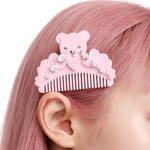 YVMIN X Ashley Williams Crying Bear comb hair clip, sculptural bear design hair accessory
