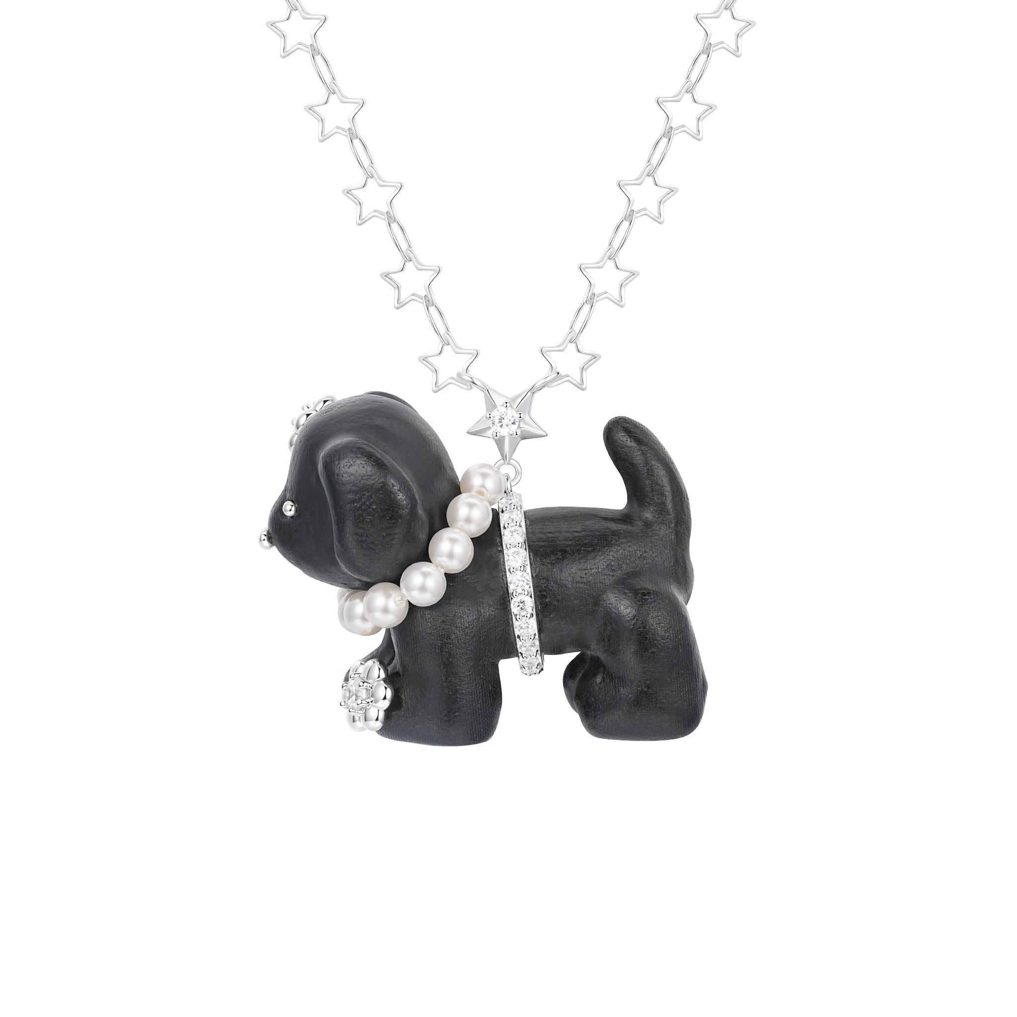 Paradise / Star Chain Puppy Necklace