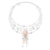 Paradise / Girl Pearl Layered Necklace