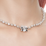 Paradise / Heart Pearl Necklace