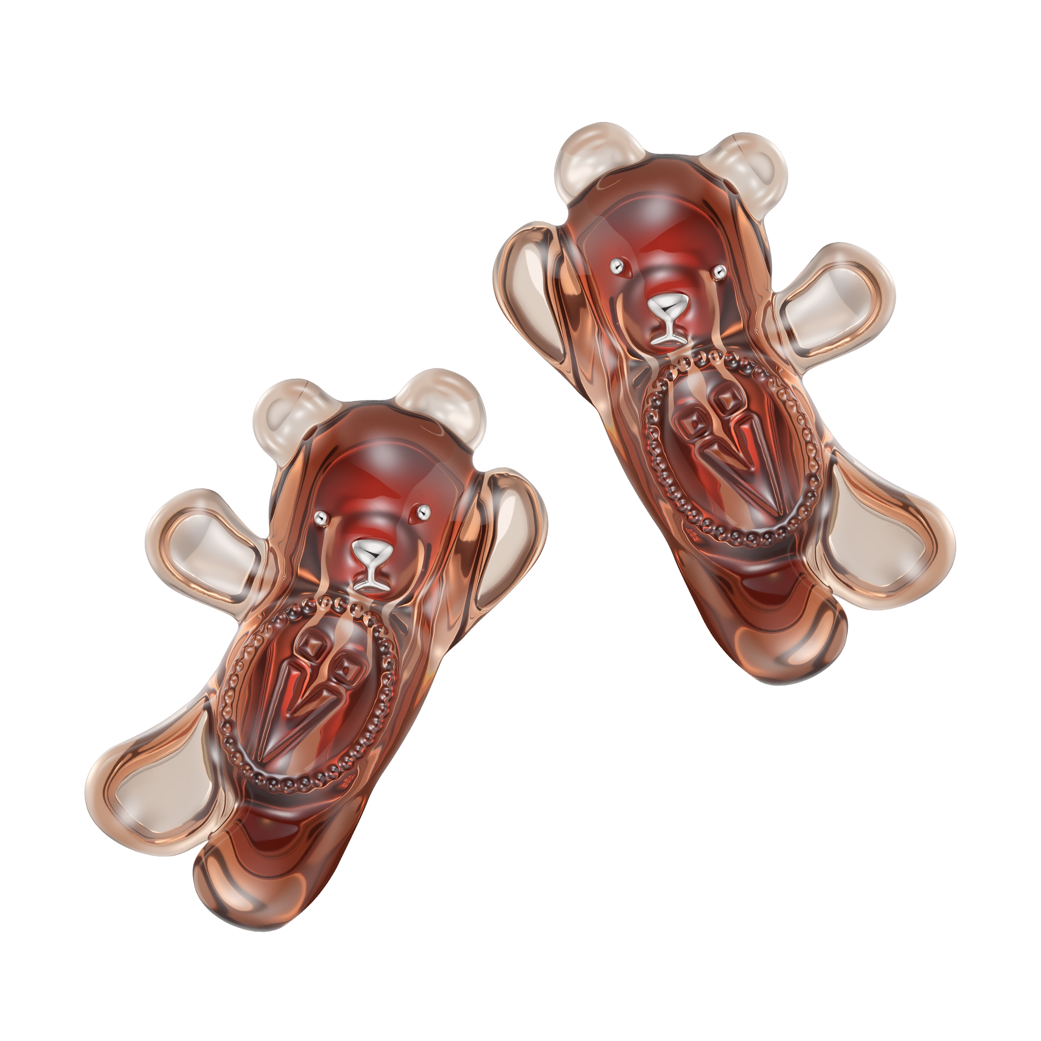 Paradise / Greeting Bear Jelly Hair Clip