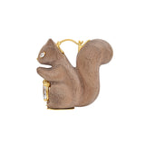 Paradise / Wooden Squirrel Earring