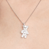 Paradise / Coin Bear Gem Necklace