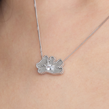 Paradise / Greeting Bear Beaded Necklace