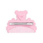 YVMIN X Ashley Williams Crying Bear comb hair clip, whimsical bear-shaped hair accessory