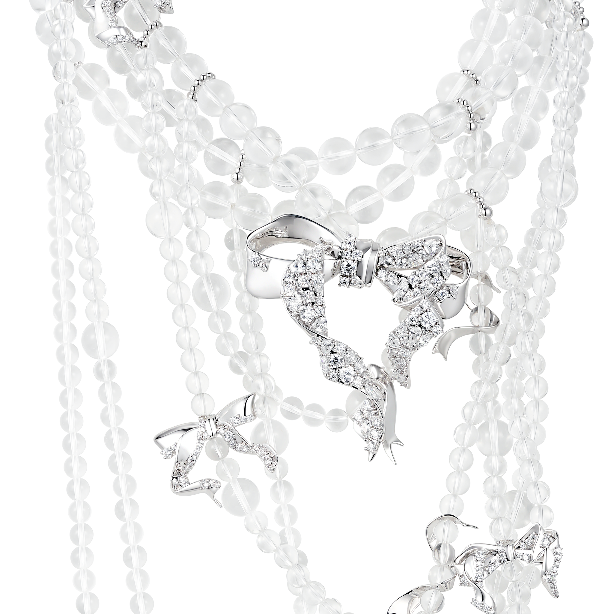 Paradise / Bow Layered Necklace