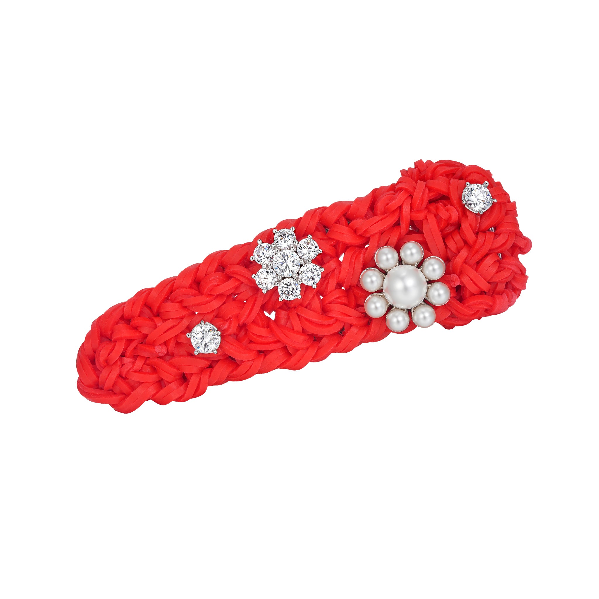 YVMIN X SHUSHUTONG / Rubber Band Flower Hair Clip