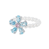 Paradise / Gem Flower Pearl Ring