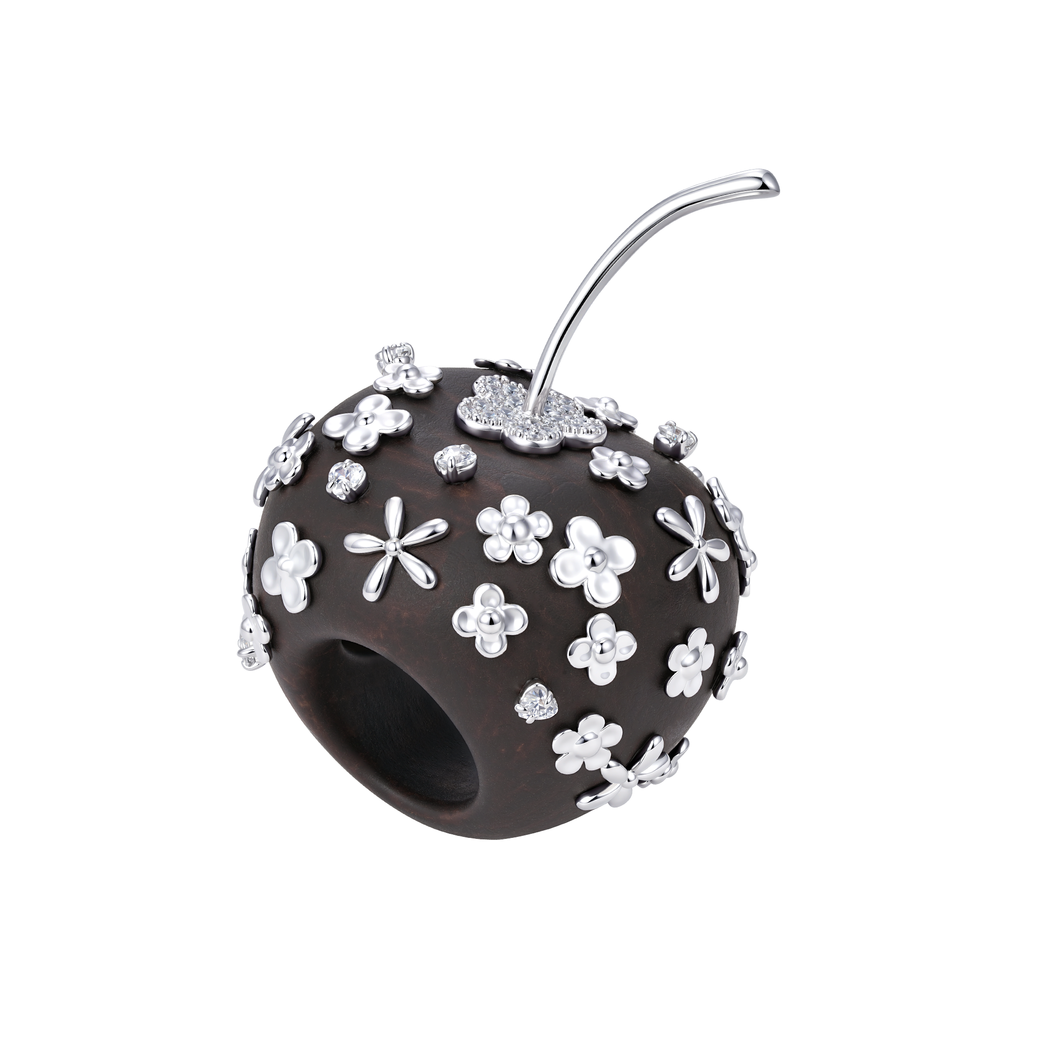 Paradise / Floral Pavé Apple Ring