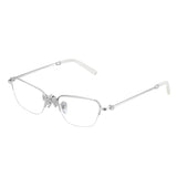 YVMIN X SHUSHUTONG / Gemstone Pave Bow Metal Glasses