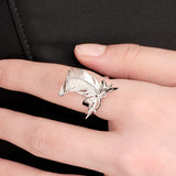 YVMIN X SHUSHUTONG / Metal Feather Ring