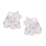 Paradise / Split Cat Stud Earrings