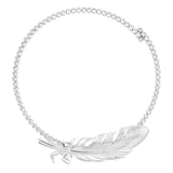 YVMIN X SHUSHUTONG / Metal Feather Chocker