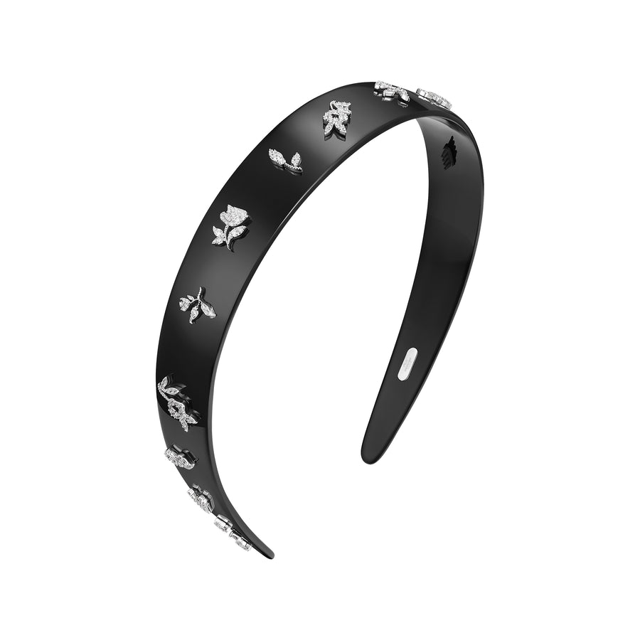 YVMIN X SHUSHUTONG / Zircon Floral Hair Band