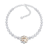 Paradise / Ceramic Print Hedgehog Necklace