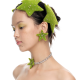 Paradise / Grass Star Hair Clip Large