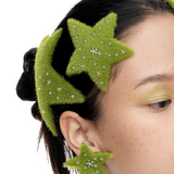 Paradise / Grass Star Hair Clip Large