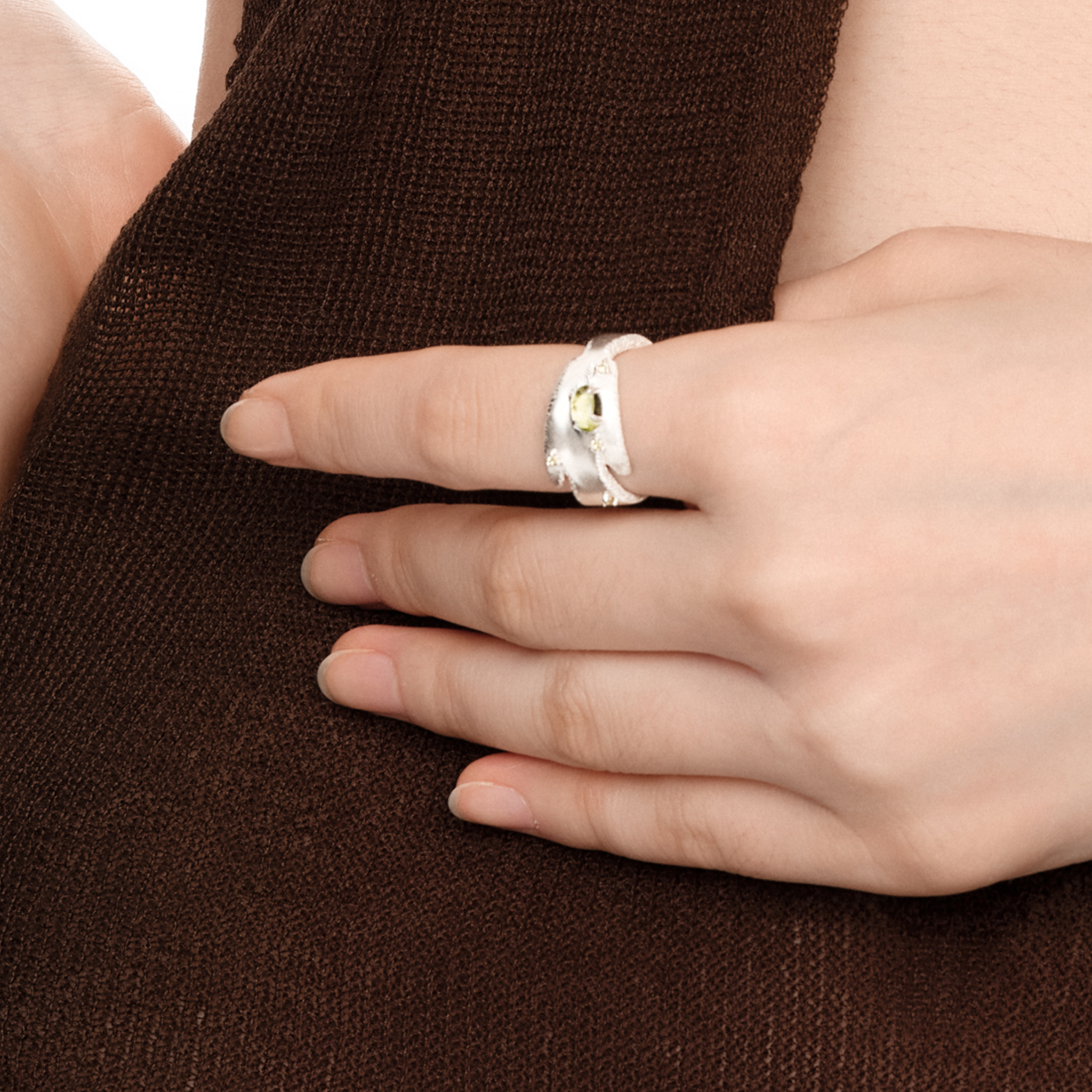 YVMIN Paradise Transformed Bear Ring featuring a detailed bear design with vibrant gold and silver finishes.