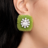 Paradise / Grass Gemstone Earrings