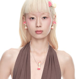 Paradise / Apple Core Pearl Necklace
