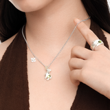 Paradise / Squashed Bear Necklace