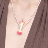 Paradise / Apple Core Pearl Necklace